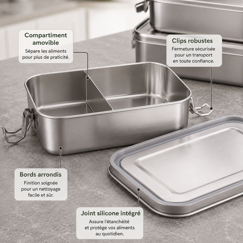 Lunch Box inox 304
