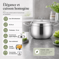 Cocotte Apple Inox 304 - vue 4