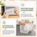 🌿 Trio Eco-Fresh : Les Sacs en Silicone Réutilisables qui remplacent le plastique