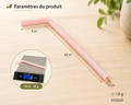 🥤 Pack de 5 Pailles Silicone "Soft-Sip" + Goupillon