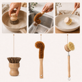 Set Brosses Naturelles Bambou + Sisal + Coco