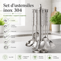 Set ustensiles 7 pièces inox 304