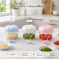 Hachoir Manuel Express 3 coloris disponibles — Bleu, Blanc et Rose | Cuisine Futée