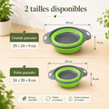 Passoire Silicone Pliable Set 2