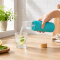 Gourde Verre Borosilicaté + Bouchon Bambou