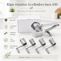 Râpe Rotative 4 Cylindres Inox 430