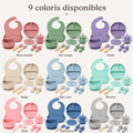 Set Repas Bébé Silicone 9 Pièces
