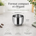 Tasses Expresso Inox 316