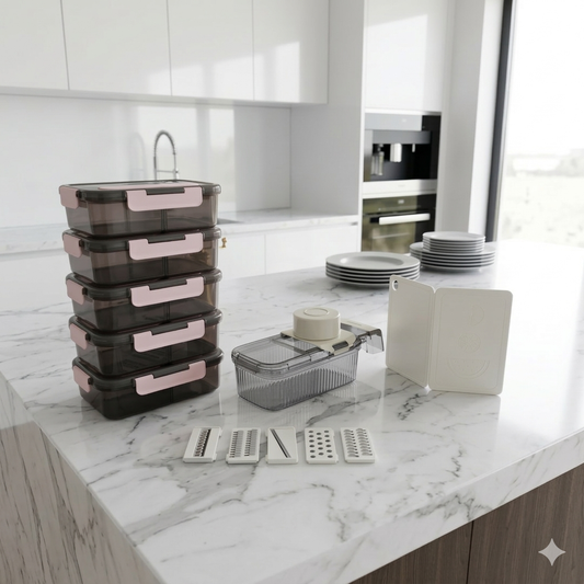 Le Pack "Expert Meal Prep" 🥗 (Kit Complet + 5 Lunch Boxes)