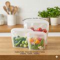 🌿 Trio Eco-Fresh : Les Sacs en Silicone Réutilisables qui remplacent le plastique