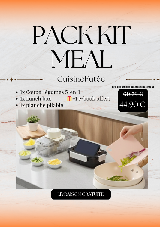 Pack Sérénité 7-en-1 : Le Kit Meal Prep Complet + E-book Offert 🥗