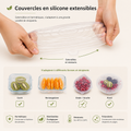 🥗 Set de 6 Couvercles "Stretch & Fresh"