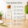 Carafe Verre + Bouchon Liège