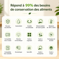🌿 Trio Eco-Fresh : Les Sacs en Silicone Réutilisables qui remplacent le plastique