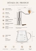 Kit café barista complet inox 304